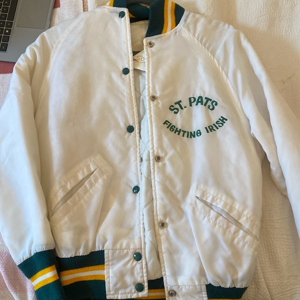 Vintage Norte Dame varsity jacket! Gorgeous condition size S/M!
